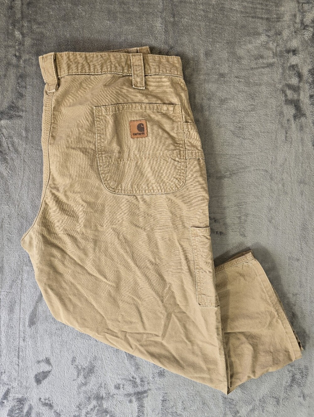 Carhartt B151 DKH Dungaree Fit Canvas Carpenter Pants Size 40x30